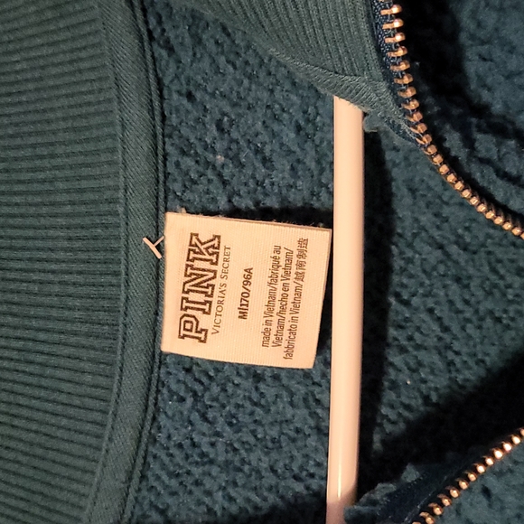 Victoria's Secret Sherpa Half Zip Sweatshirt size M - Picture 6 of 8